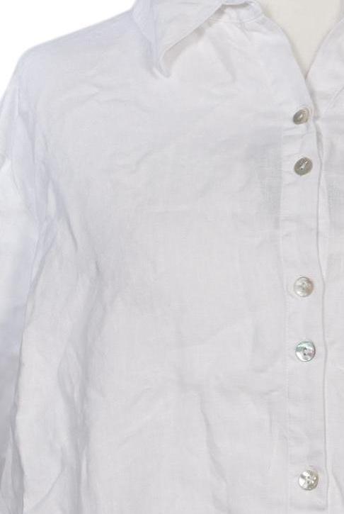 Ulla Popken Damen Blouse White EU 50 Linen 6