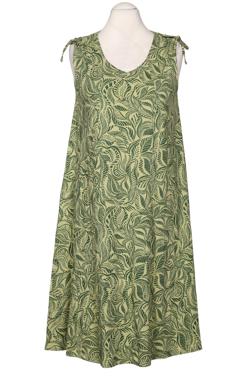 Ulla Popken Damen Dress Green EU 42 Cotton 2