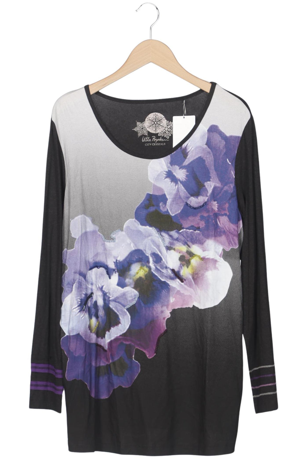 Ulla Popken Damen Langarmshirt Multicolor EU 42 8