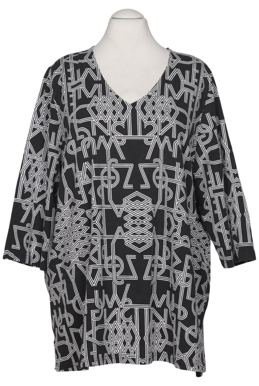 Ulla Popken Damen Langarmshirt Multicolor EU 54 3