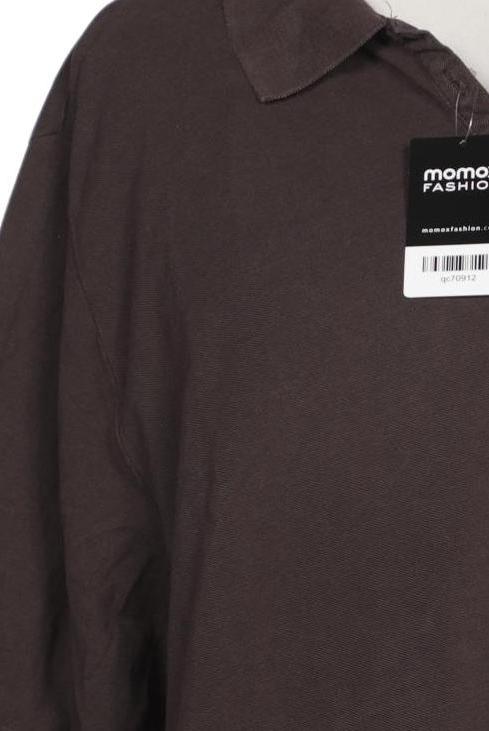 Ulla Popken Damen Poloshirt Brown EU 54 4
