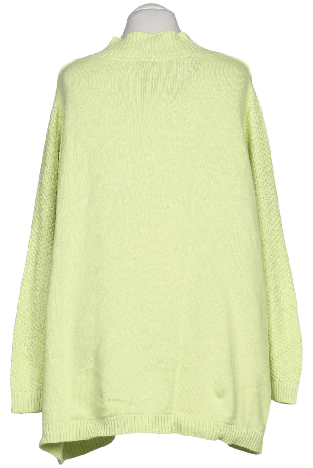 Ulla Popken Damen Pullover Light Green EU 62 Cotton 3