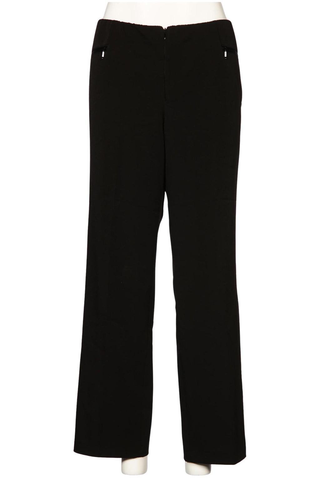 Ulla Popken Damen Stoffhose Schwarz EU 48 5