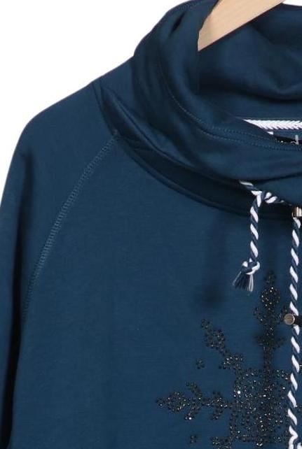Ulla Popken Damen Sweater Navy EU 46 6