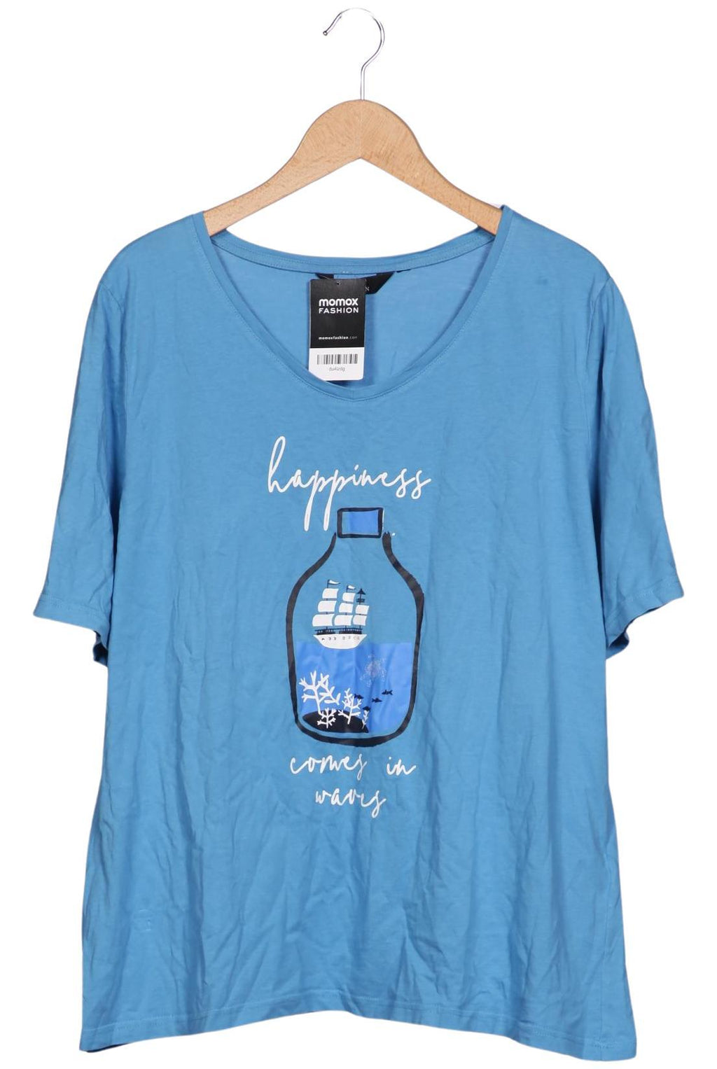 Ulla Popken Damen T-Shirt, Hellblau, Gr. XXL 2