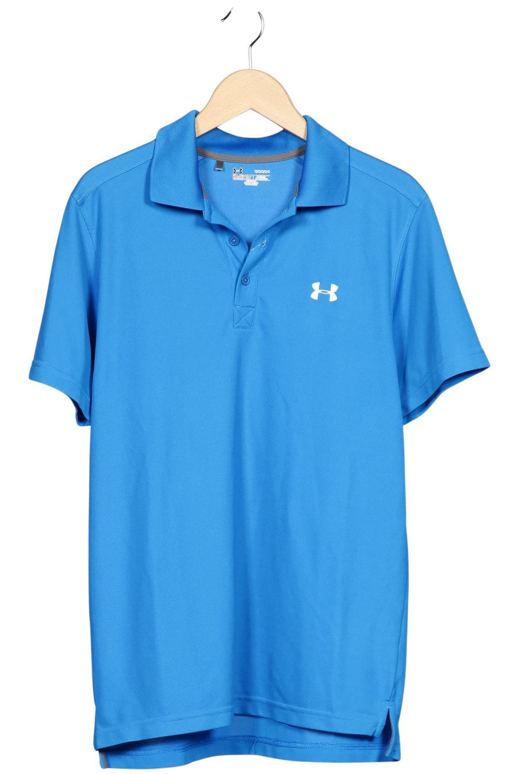 Under Armour Polo Shirt Blue M 8