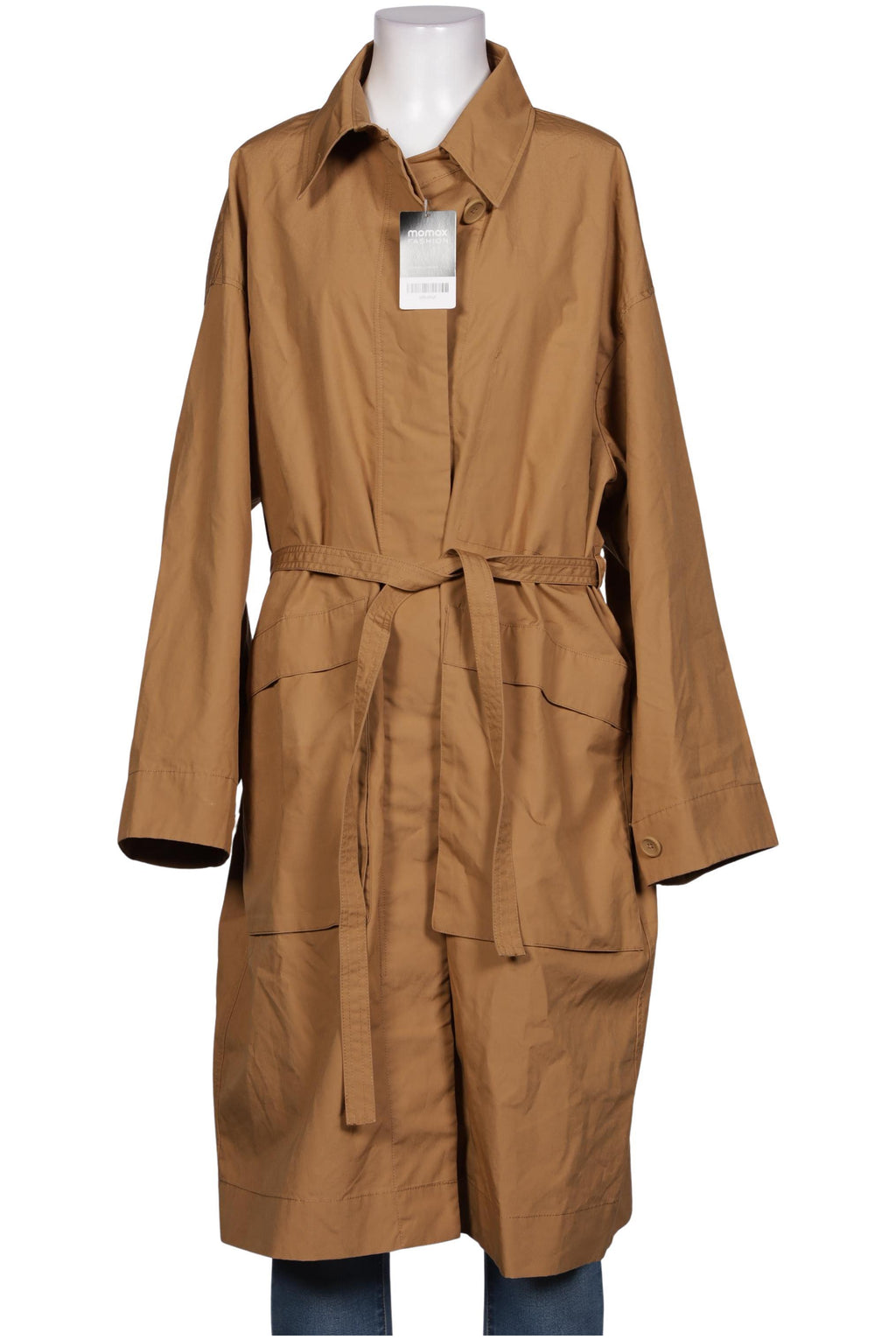 Uniqlo Women Coat Beige S Cotton 2