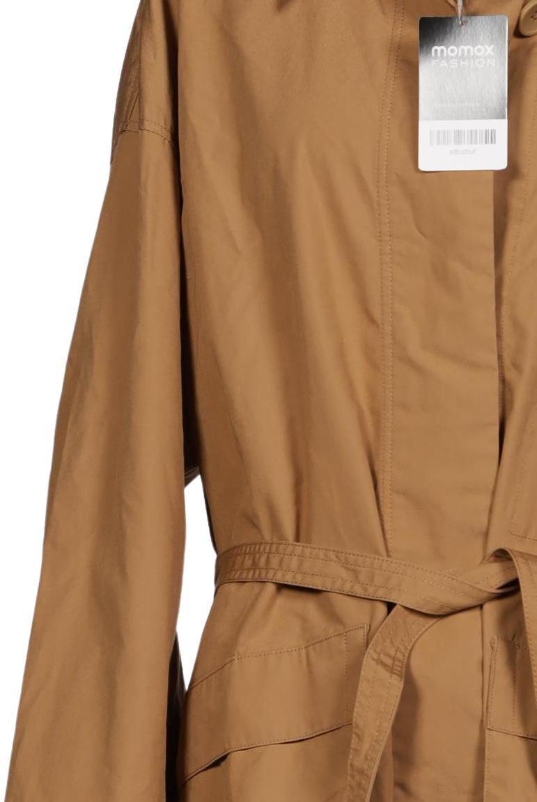 Uniqlo Women Coat Beige S Cotton 4