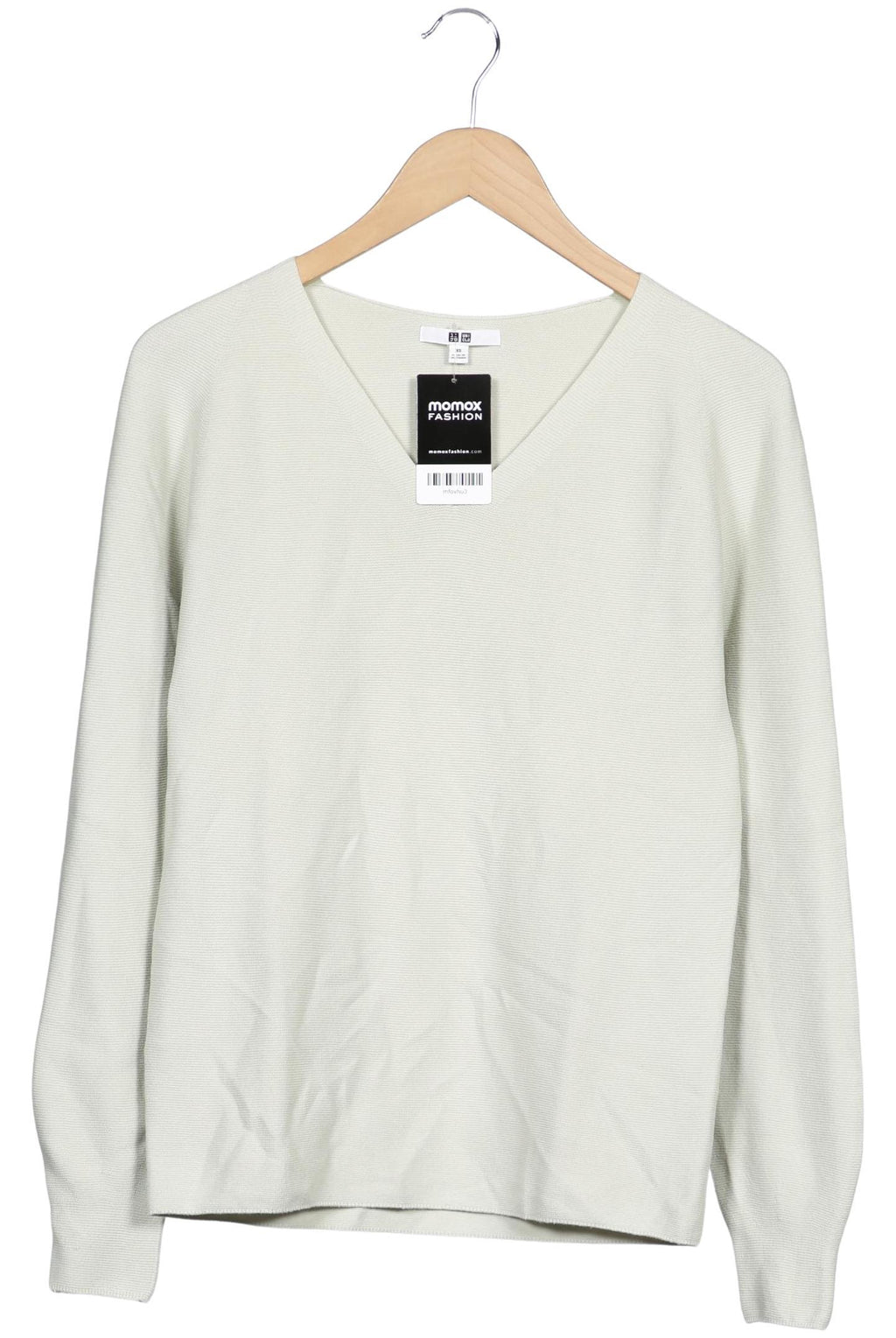 Uniqlo Women's Pullover Cream White Size XS Cotton 4