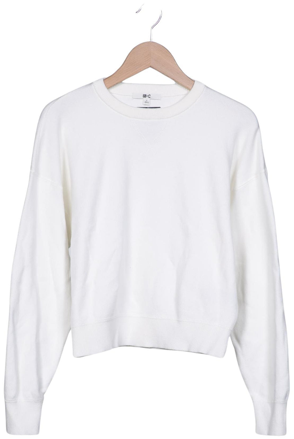 Uniqlo Damen Pullover White S Cotton 4