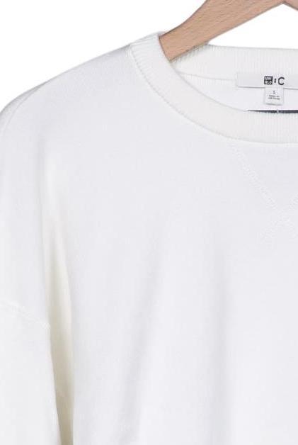Uniqlo Damen Pullover White S Cotton 6