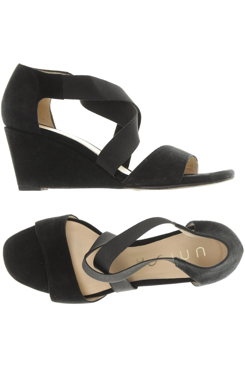 Ecco Women Sandals Black EU 40 Leather 5