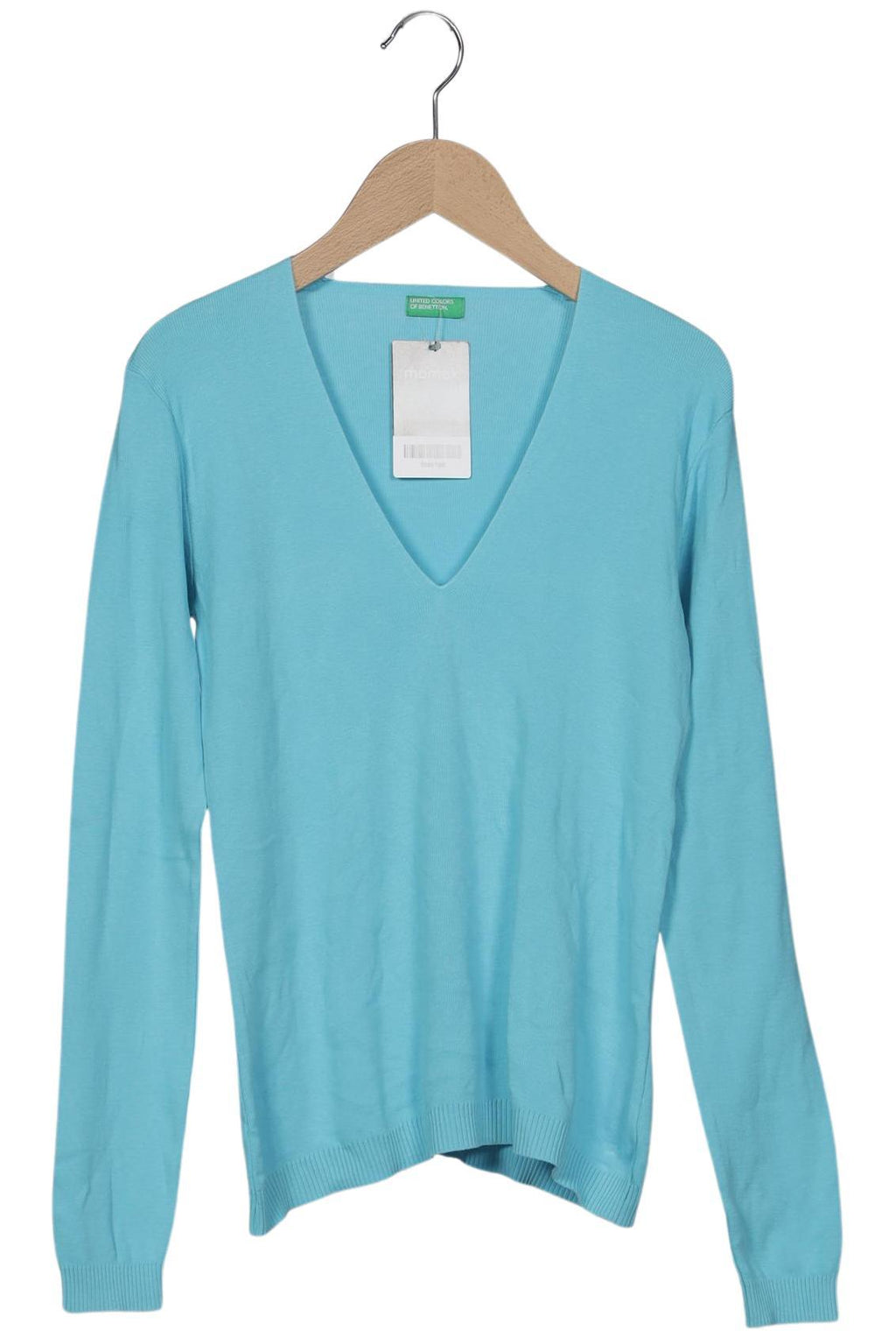 United Colors of Benetton Women's Pullover Light Blue Size S Cotton 8