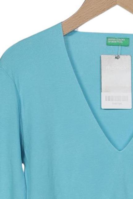 United Colors of Benetton Women's Pullover Light Blue Size S Cotton 10