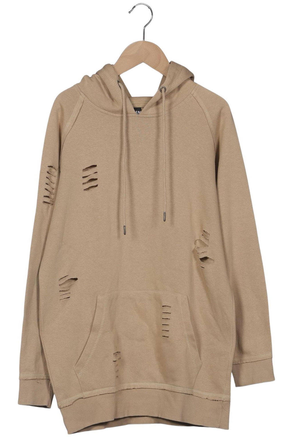 Urban Classics Men's Hoodie Beige Size S 4