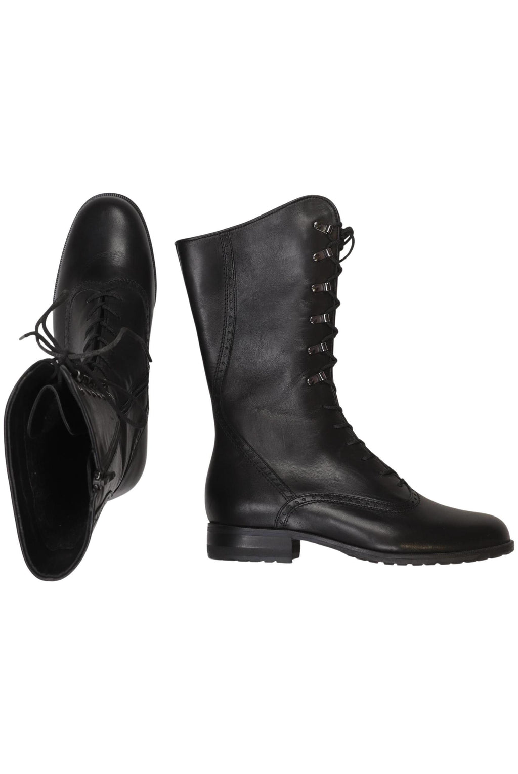Vabeene Damen Stiefel Leder Schwarz EU 36 2