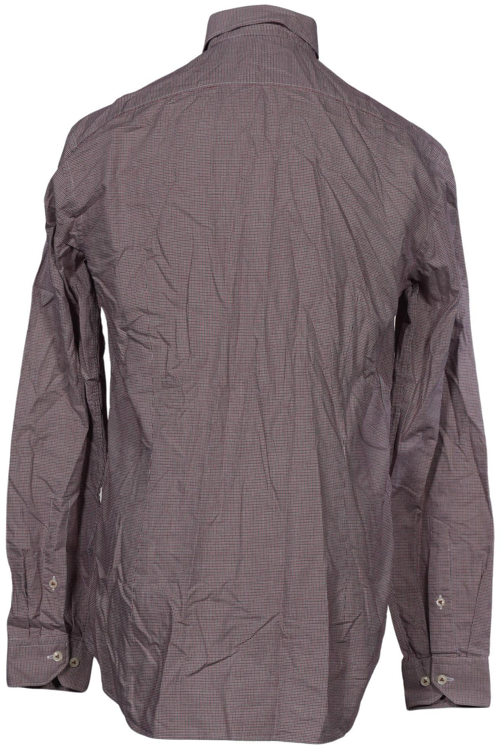 Van Laack Men Shirt Brown 39 Cotton 3
