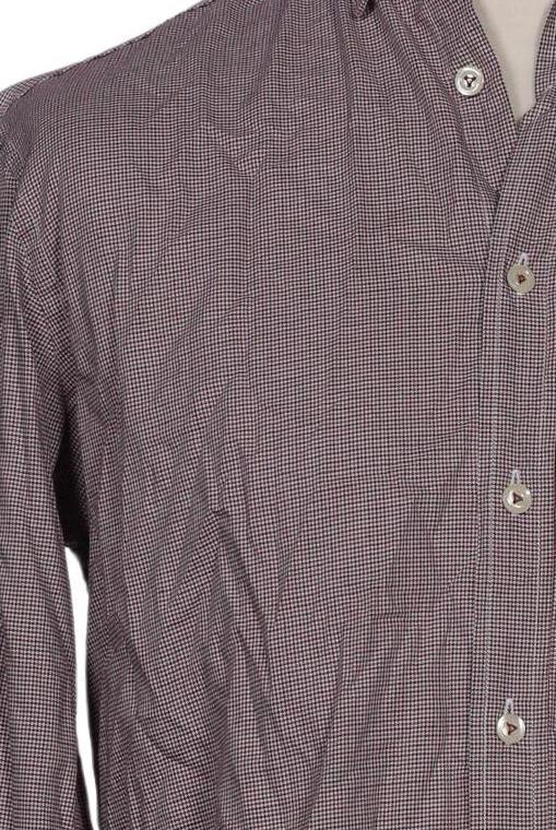 Van Laack Men Shirt Brown 39 Cotton 4
