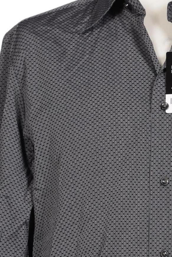 Van Laack Men's Shirt Gray 41 Cotton 10