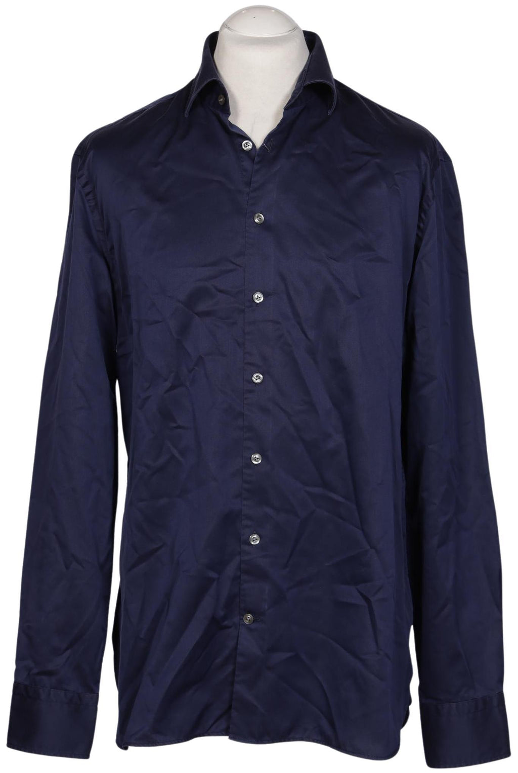 Van Laack Men Shirt Navy 43 Cotton 2