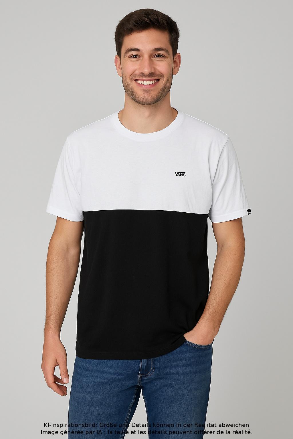 Vans Herren T-Shirt Multicolor Size L Cotton 4