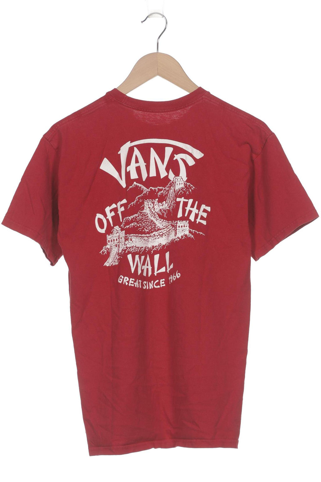 Vans Herren T-Shirt Red M Cotton 6