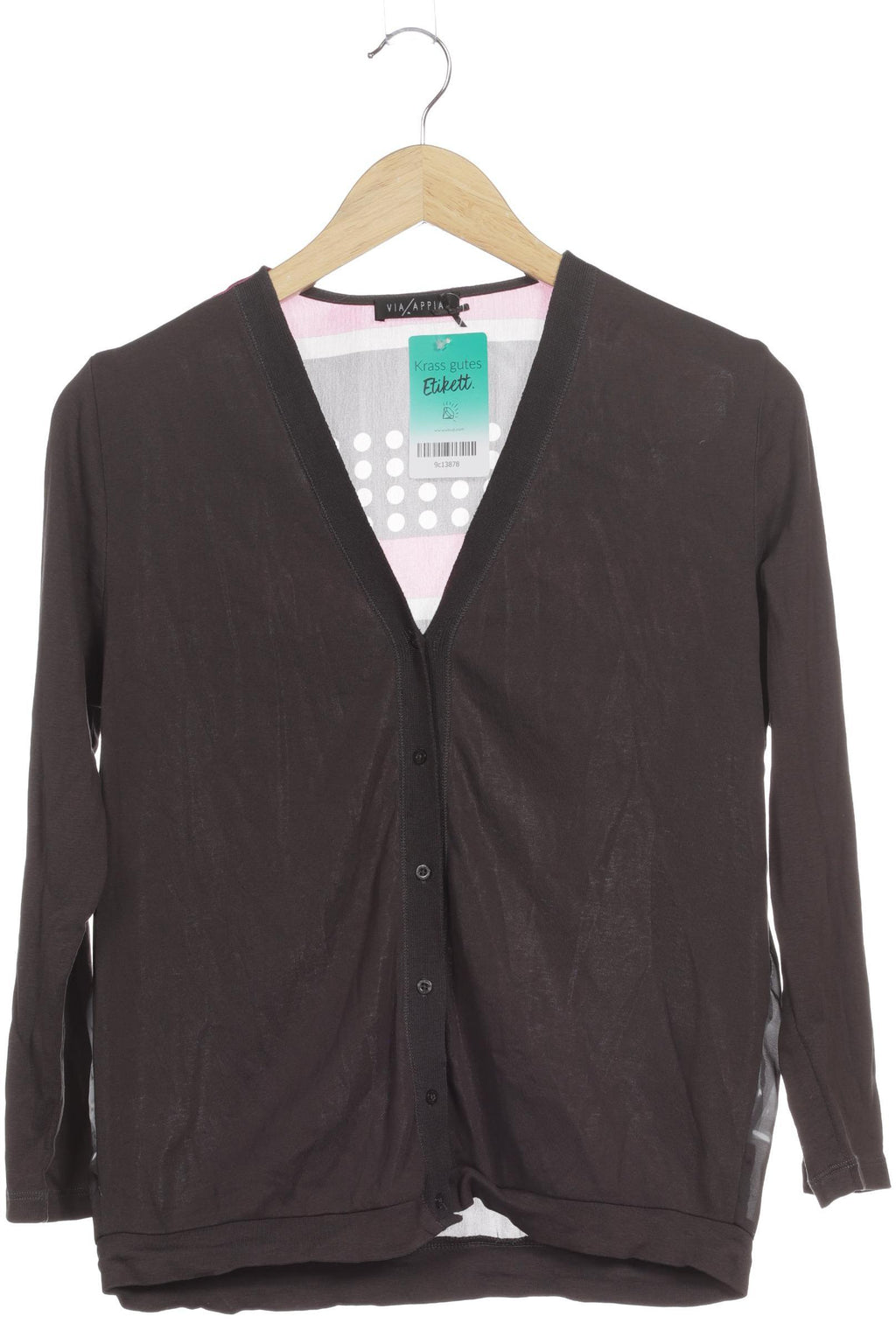 Via Appia Due Knit Cardigan Brown Size L 7
