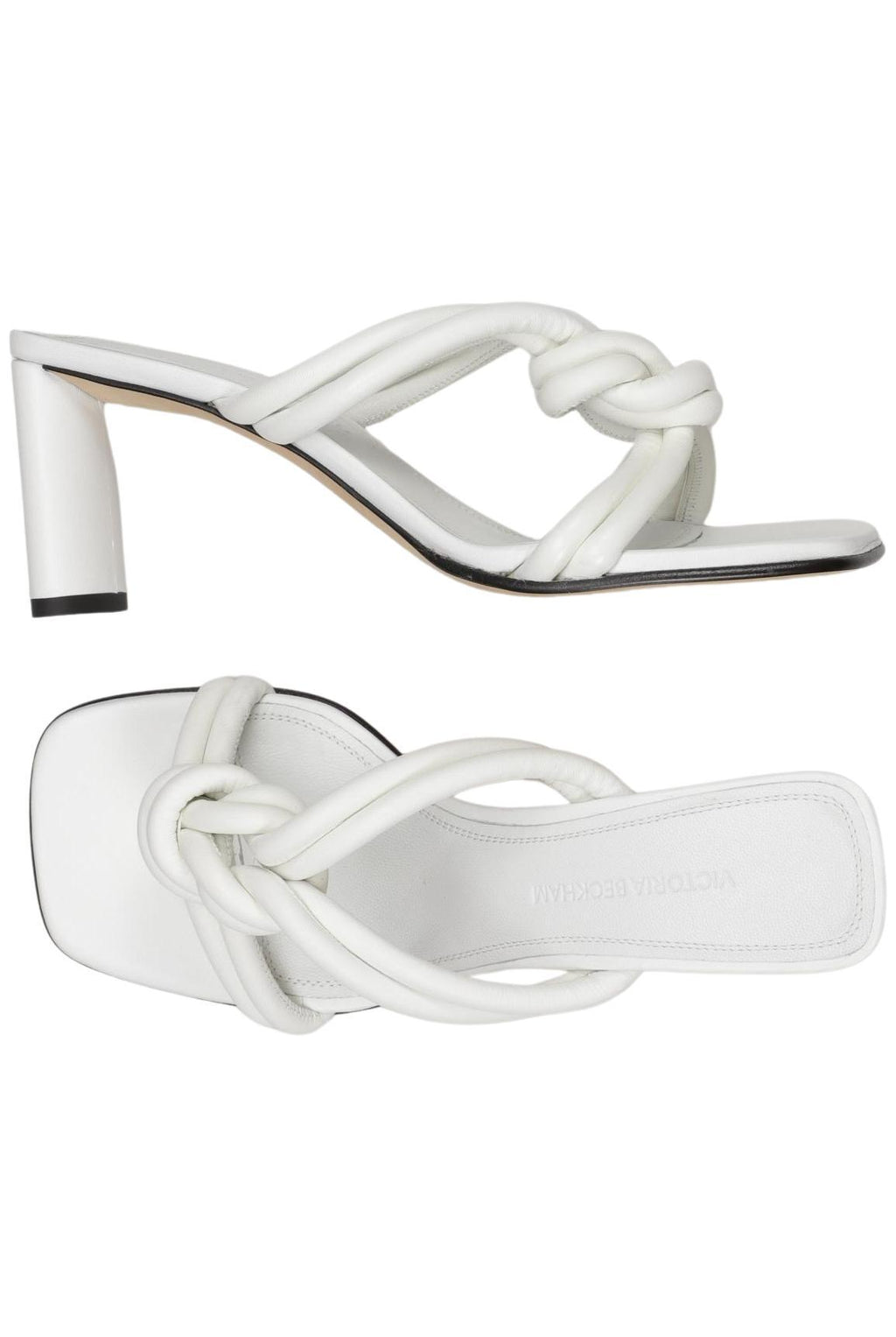 Victoria Beckham Women Sandals White EU 36 Leather 3