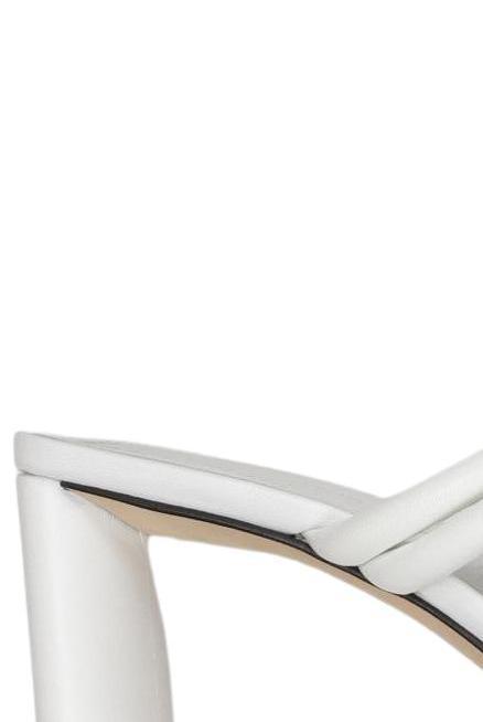 Victoria Beckham Women Sandals White EU 36 Leather 4