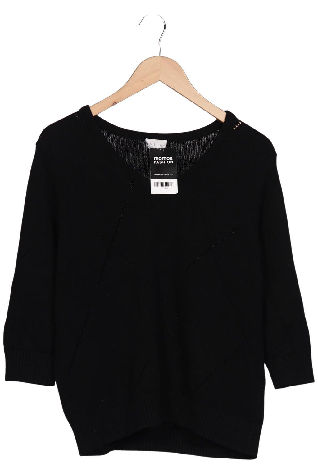 Vila Women's Pullover Black Size S Cotton 2