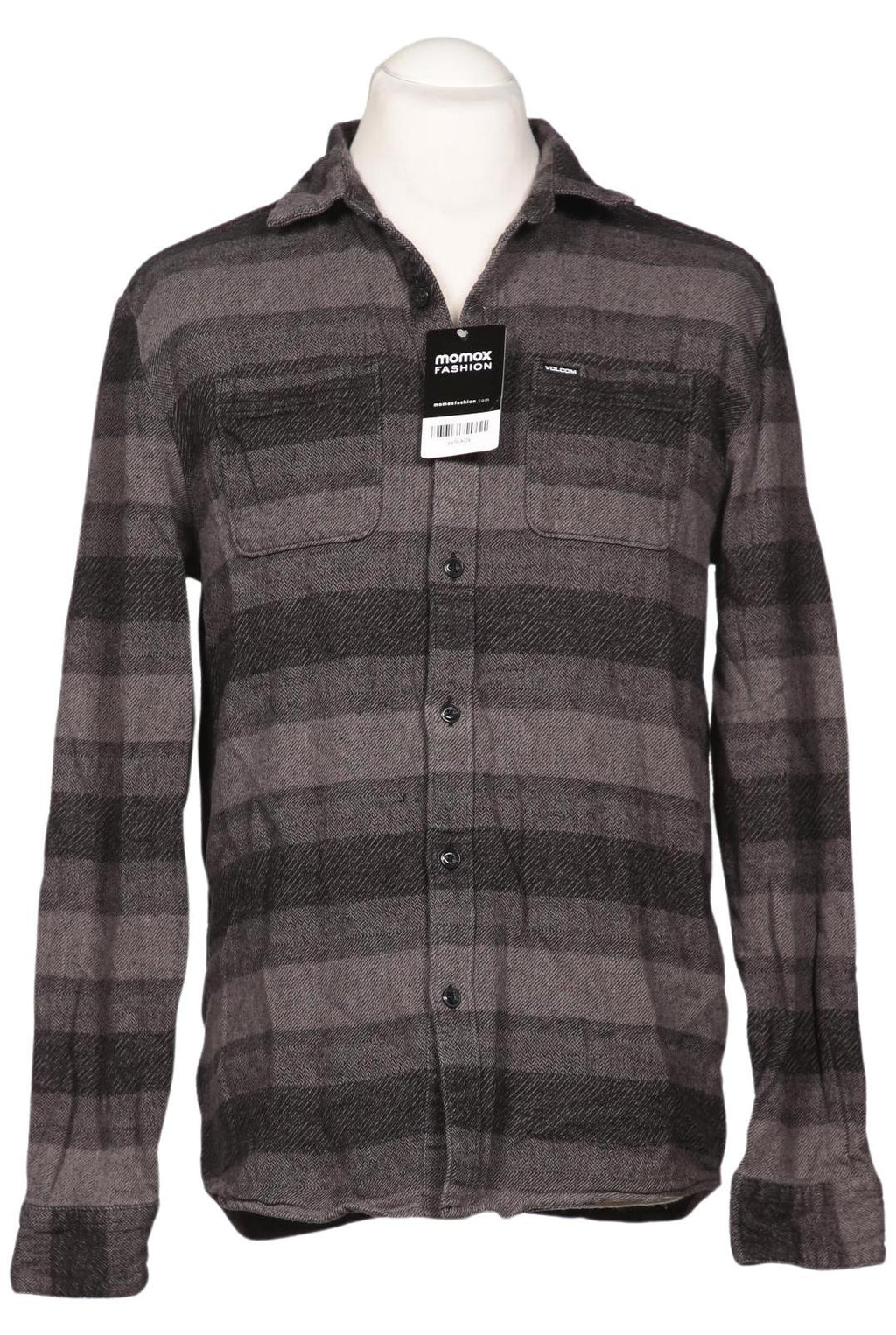 Volcom Men Shirt Gray L Cotton 2