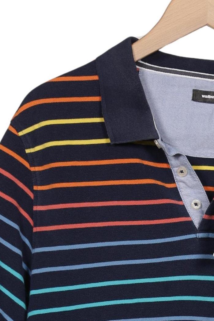 Walbusch Men Polo Shirt Multicolor EU 54 Cotton 3