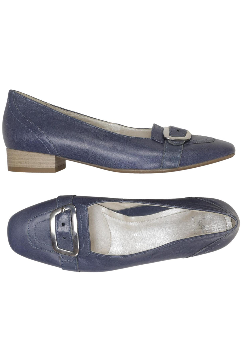 Waldläufer Women's Half Shoe Blue EU 38.5 Leather 3