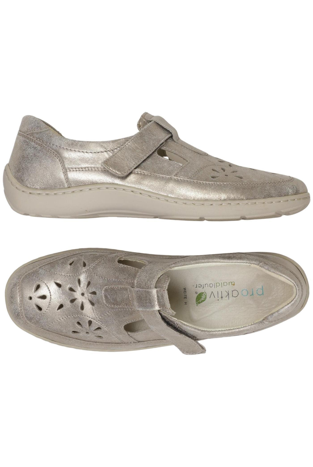Waldläufer Women's Leather Shoe Silver EU 38.5 4