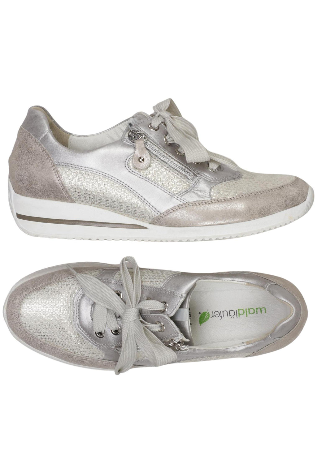 Waldläufer Women's Sneaker Silver EU 38 Leather 8