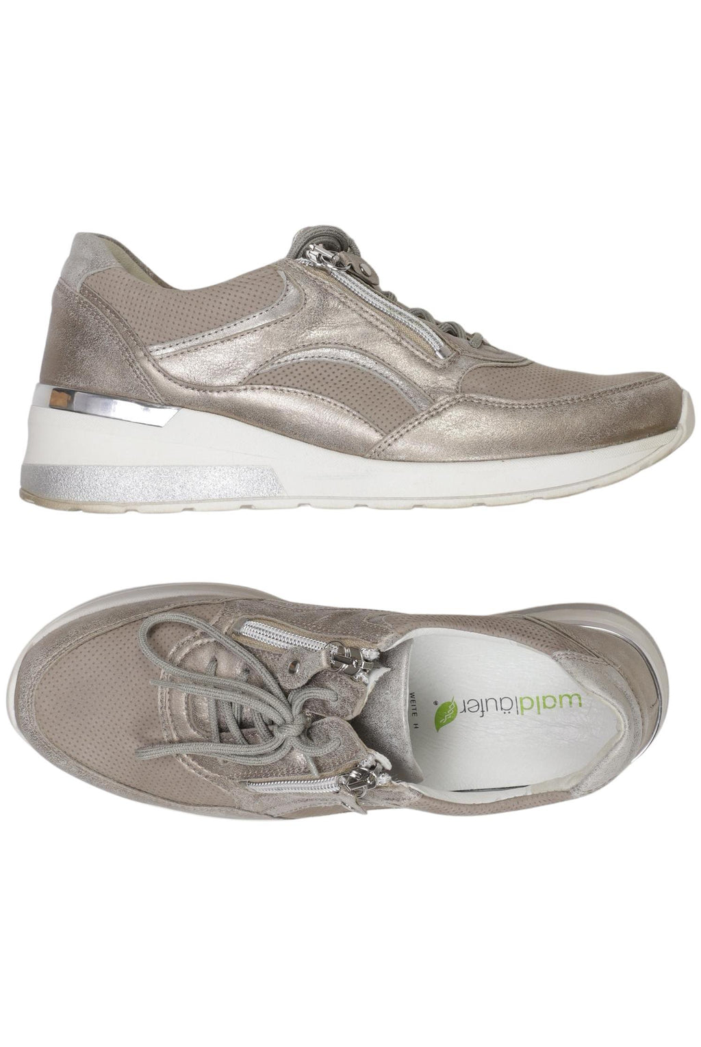 Waldläufer Women's Sneaker Silver EU 37.5 Leather 3
