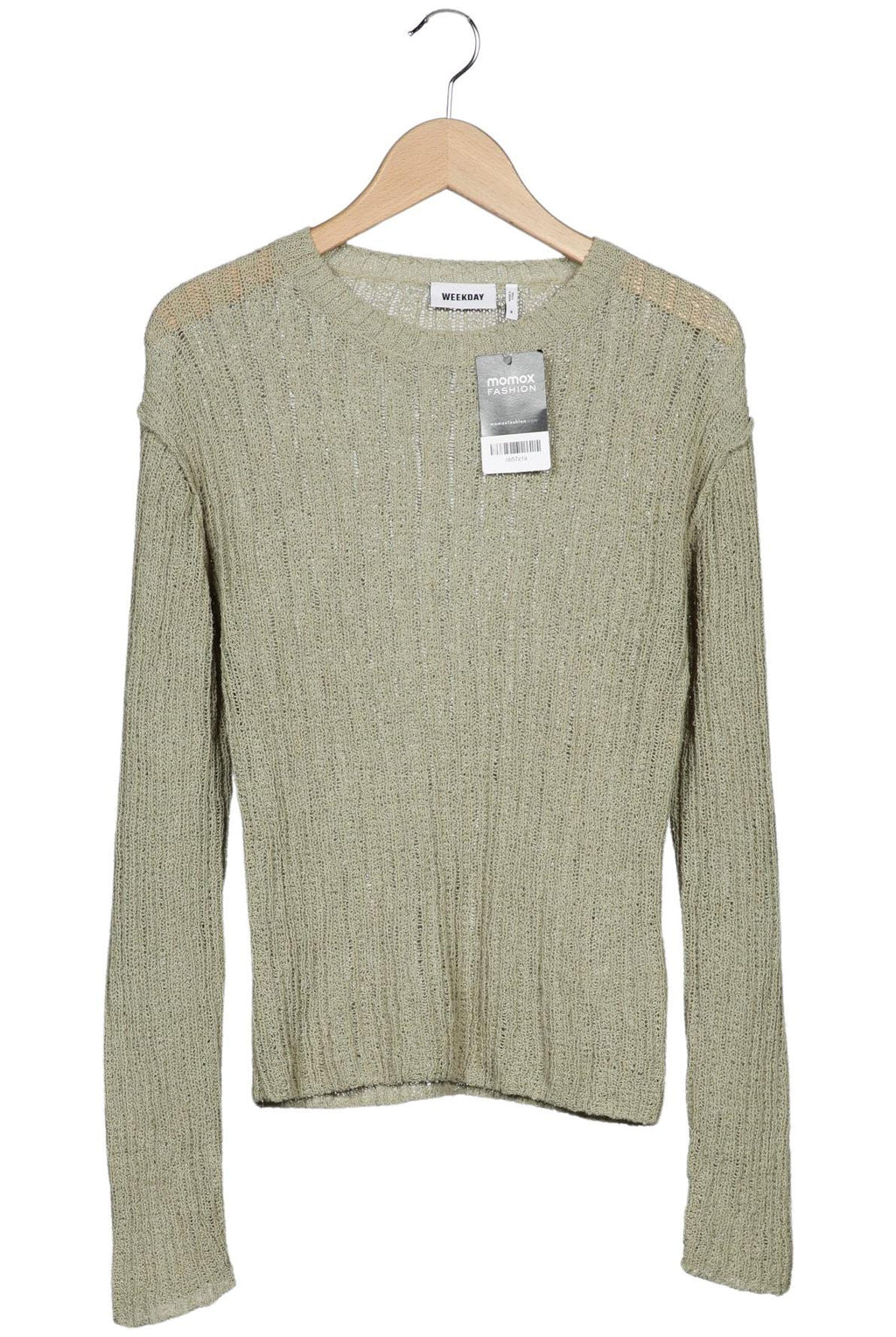 Weekday Women's Sweater Light Green S 2