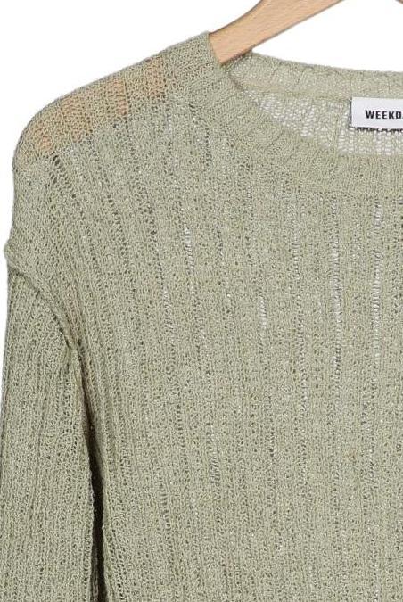 Weekday Women's Sweater Light Green S 4