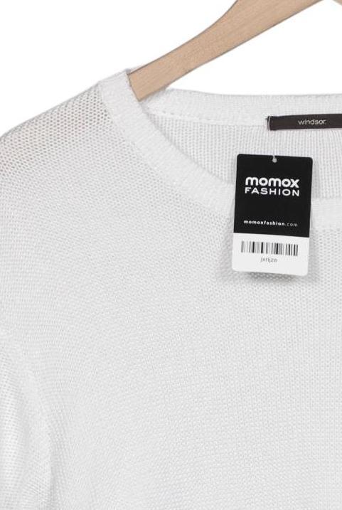 windsor. Women's Sweater White EU 40 Cotton 4
