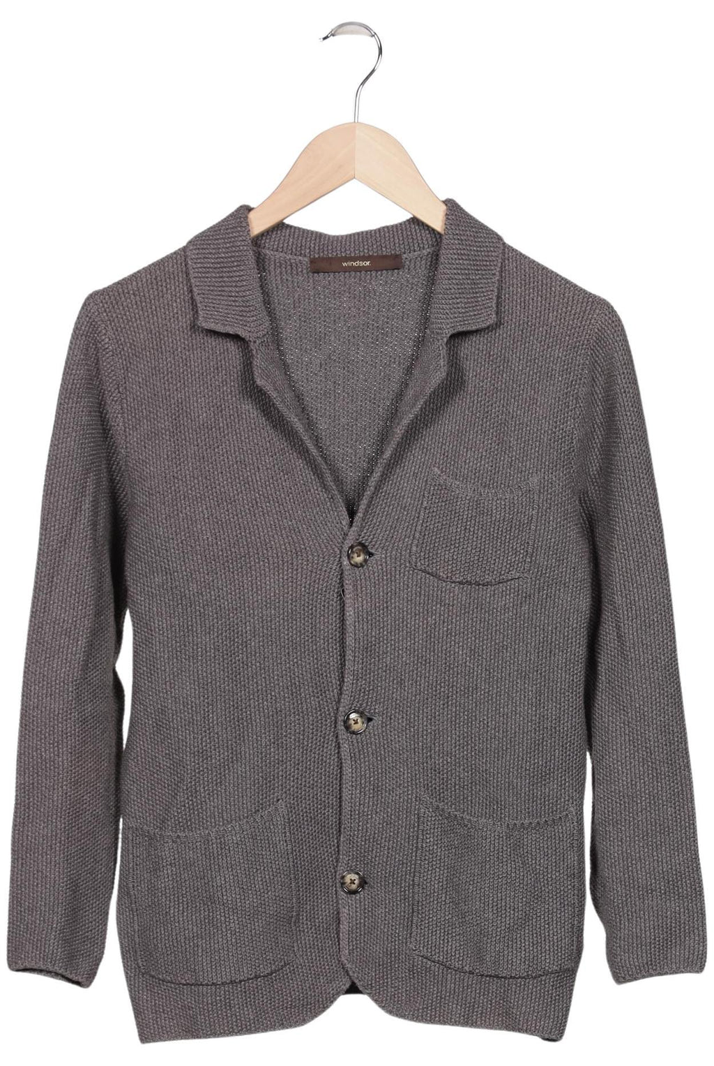 windsor. Herren Strickjacke Grau EU 46 2