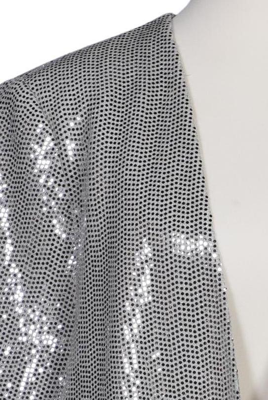 Zara Women's Blazer Silver M 4