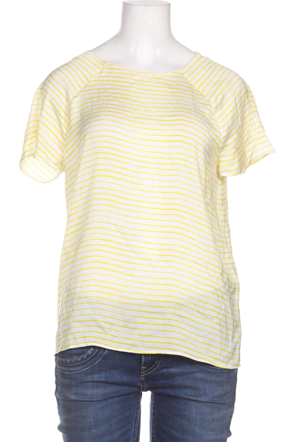 Zara Women's Blouse Yellow XS Synthetic 4