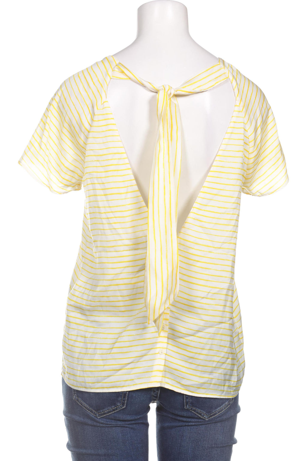 Zara Women's Blouse Yellow XS Synthetic 5