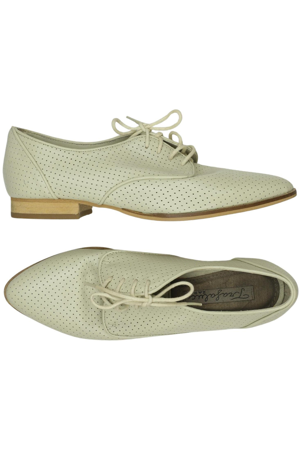 Zara Women's Half Shoe Cream White EU 42 3