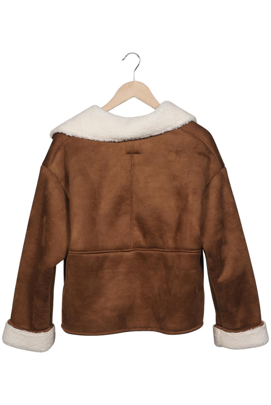 Zara Damen Jacke Braun XS Synthetik 8