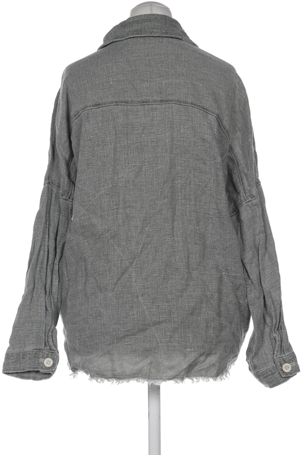Zara Women Jacket Gray XS Linen 5