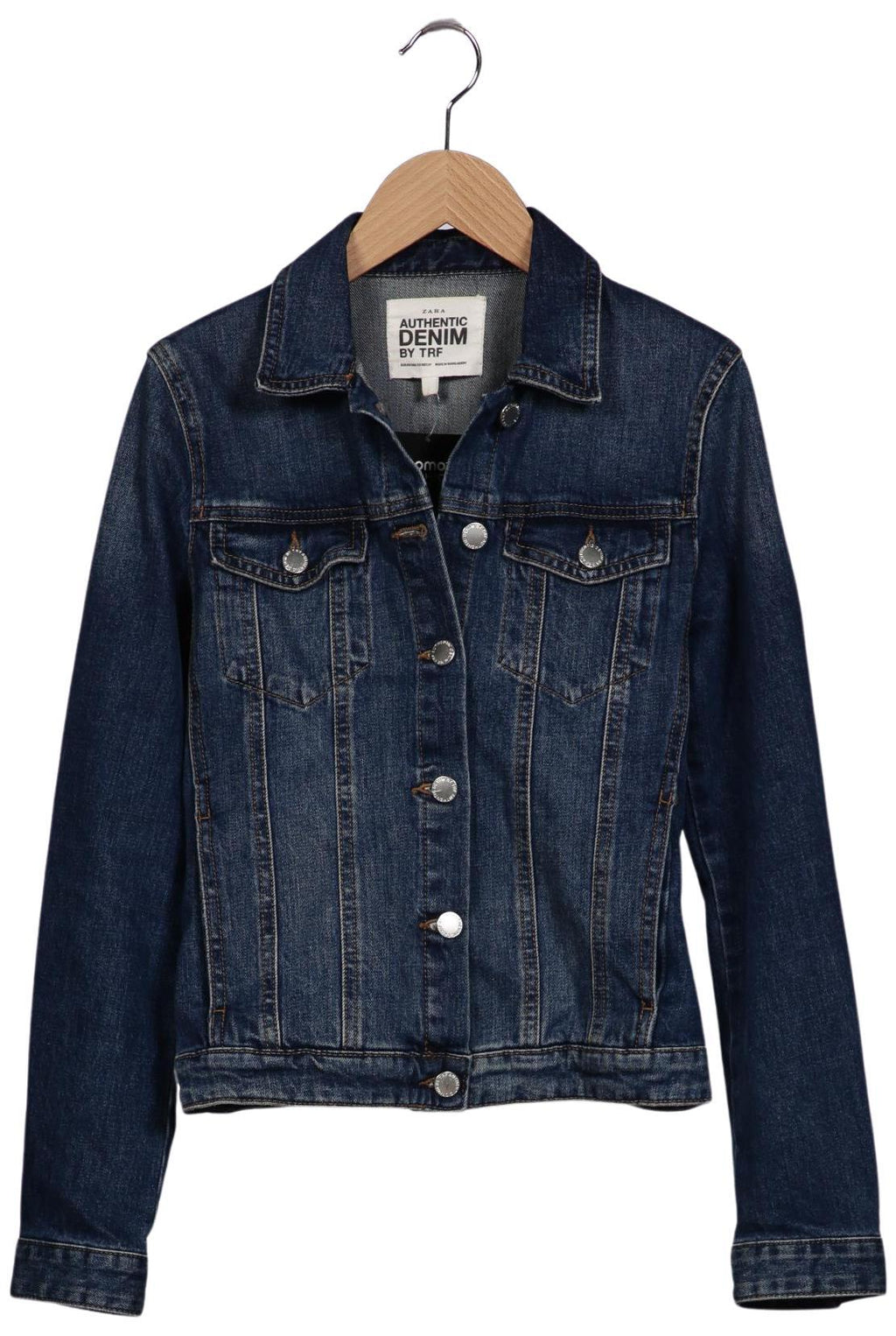 Zara Damen Jacke Marineblau XS 2
