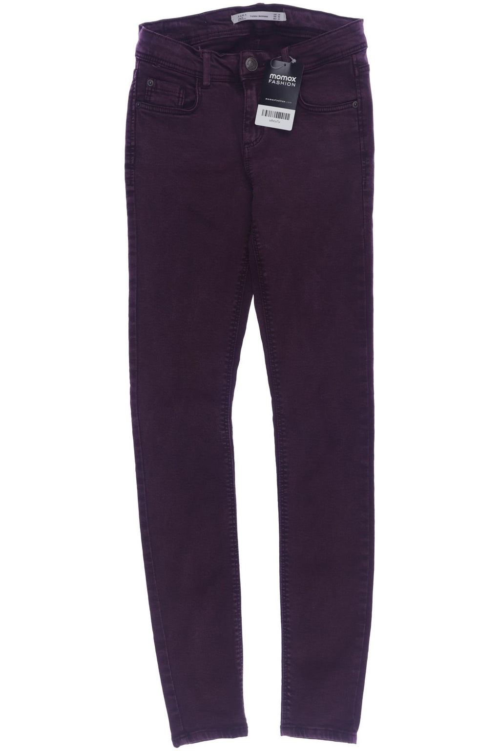Zara Women Jeans Bordeaux EU 34 5