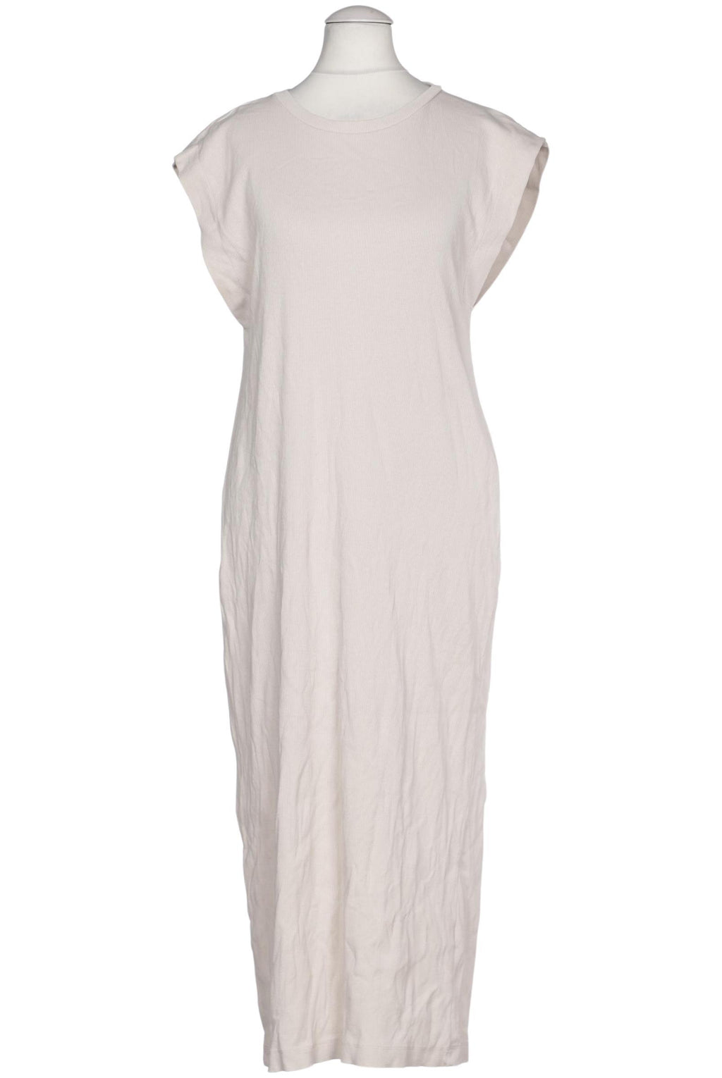 Zara Damen Cotton Elastane Dress Beige Size S 10