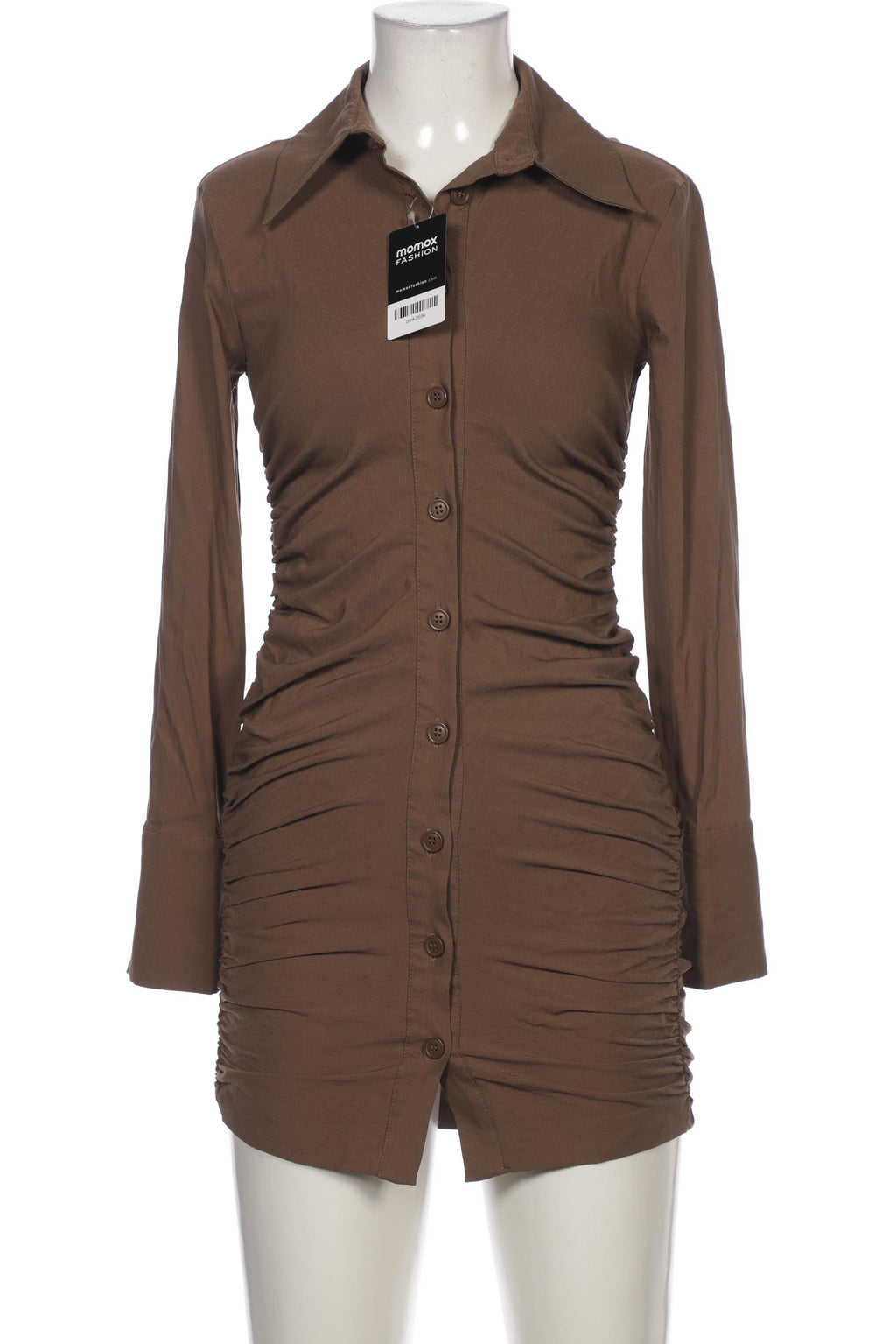 Zara Damen Kleid Braun XS 7